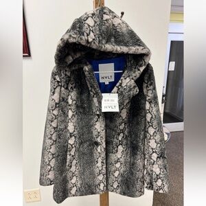 NVLT Gray Charcoal Patterned Jacket